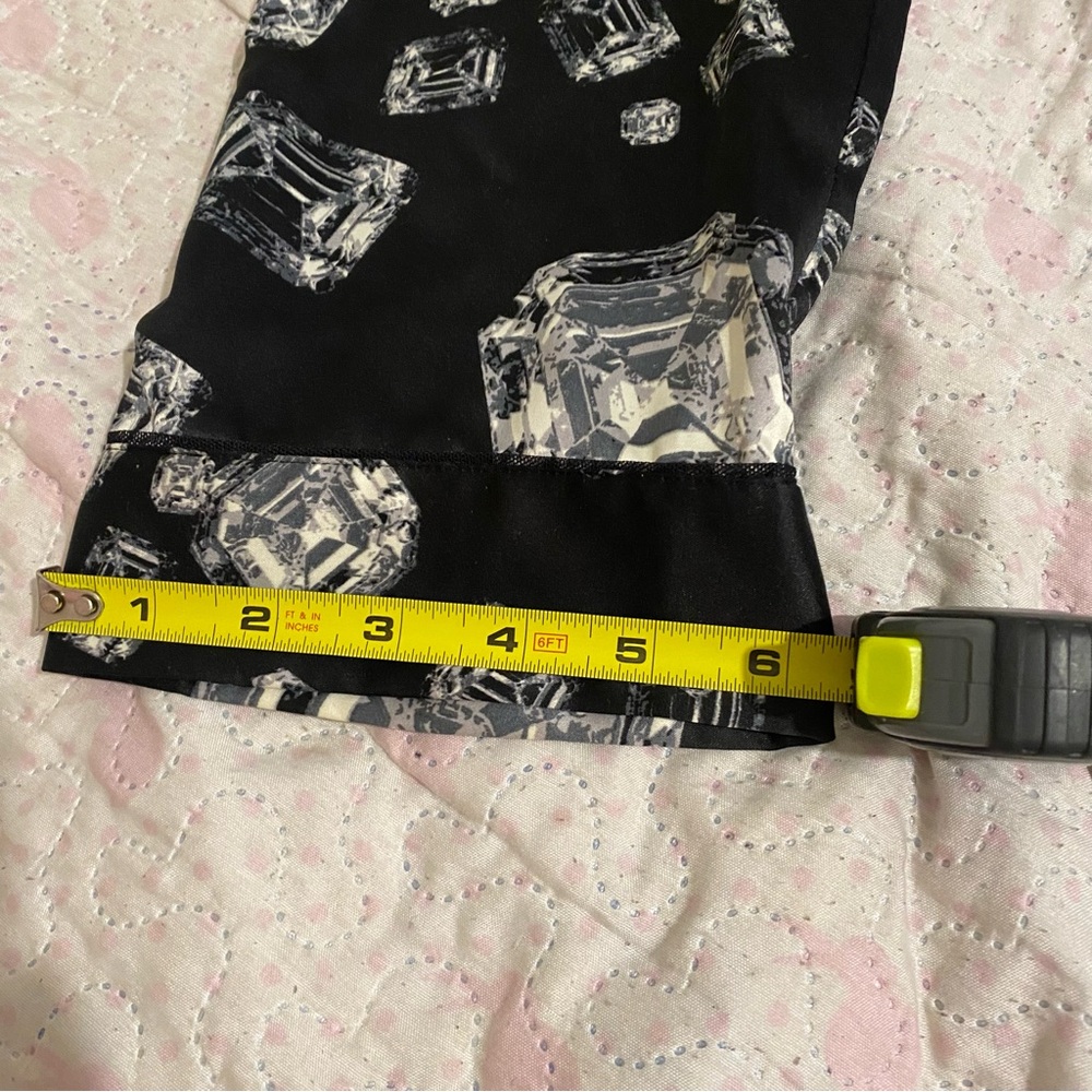 Soma Black and White Abstract Lounge Pants Size L - Picture 10 of 15